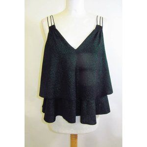 Zara Green Shimmer Top